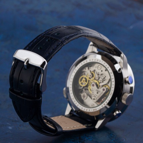 Poljot 31681 Journey Classique Russian Porte-Mines Chronographe Montre - Bild 3 von 6