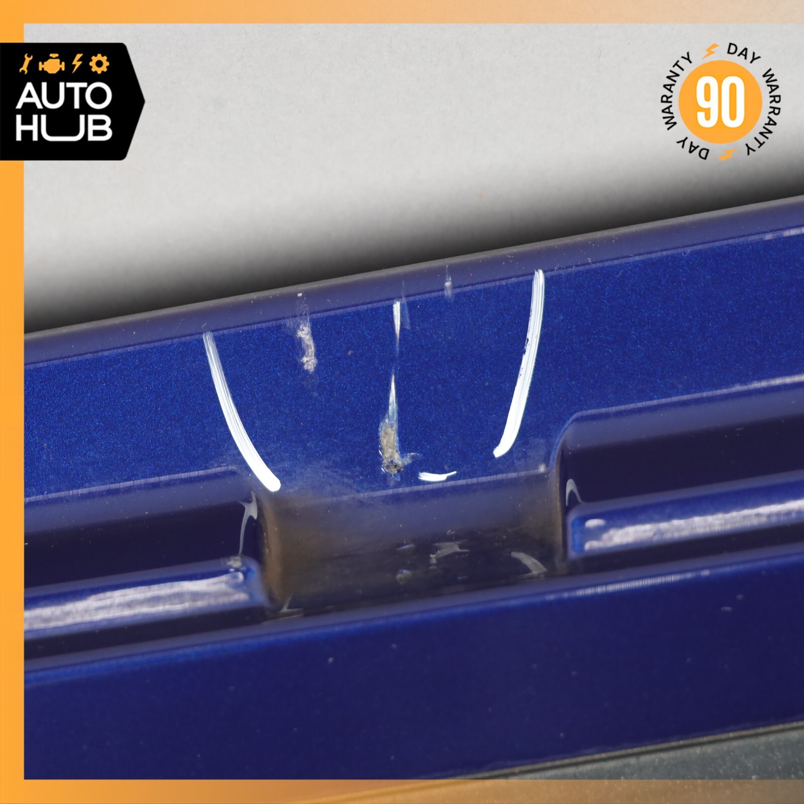 14-22 Maserati Ghibli SQ4 M157 Right Side Rocker Panel Side Skirt Blue OEM 75k