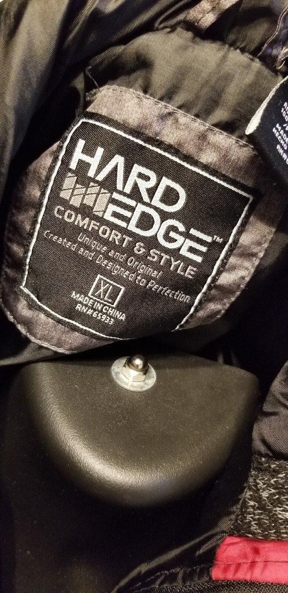 Radyアウター HARD EDGE Grey Red Vest Jacket Size XL 65933 | eBay