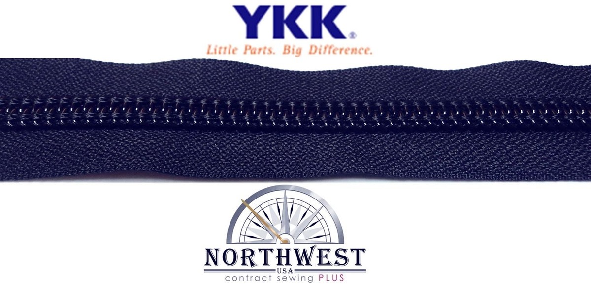 Genuine YKK Nylon Coil Zipper Tape # 10 - 25 yards 