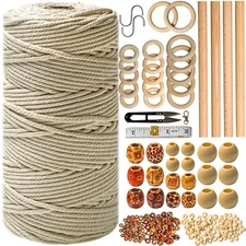 Macrame Kit - Beginner Macrame Supplies Plant Hanger Kit Macrame Cord 3mm Ebook