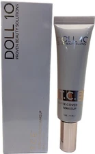 Doll 10 T.C.E Super Coverage Makeup LIGHT  1 oz NIB Full Size