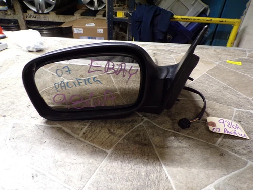 2006-2007 CHRYSLER PACIFICA *MAGNESIUM* LEFT SIDE DOOR MIRROR PWR AUTO DIM OEM