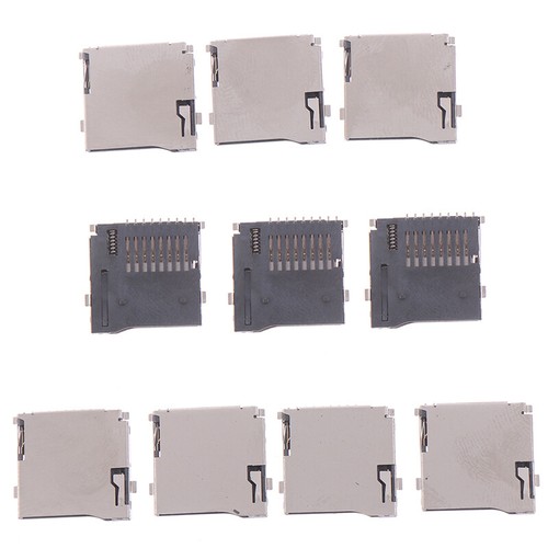 10PCS Type TransFlash TF Micro Card Socket Adapter Automatic PCB Connect'AU JW - Zdjęcie 2 z 12