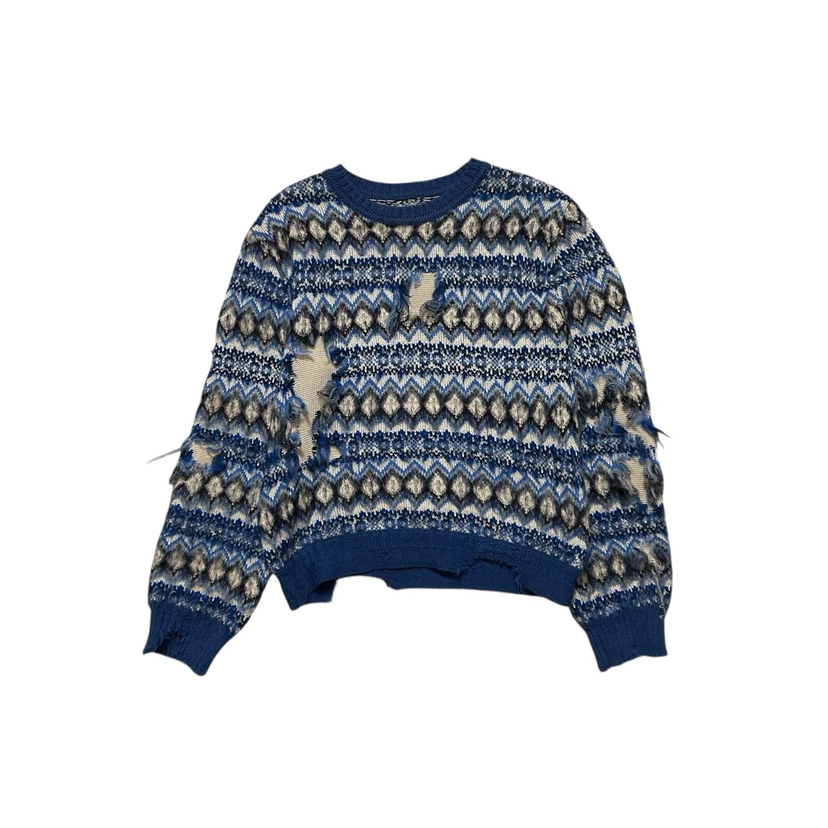 Blue Wool Sweaters Maison Margiela for Men for sale | eBay