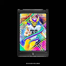 1/1 T.J. HOCKENSON 💎 GREEN PURPLE PRIZM /100 SSP 💎 NEW PENINI: ONE OF ONE ART