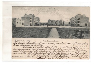 Postcard Austria; Bruck an der Leitha K.k. Landwehr Barracks Lower Austria