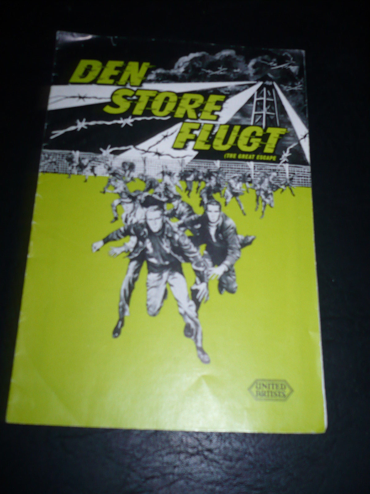 THE GREAT ESCAPE, orig Danish program [Steve McQueen, James Garner] - 12pg