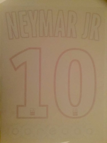 Flocage NEYMAR JR - 10 PSG 2017/2018