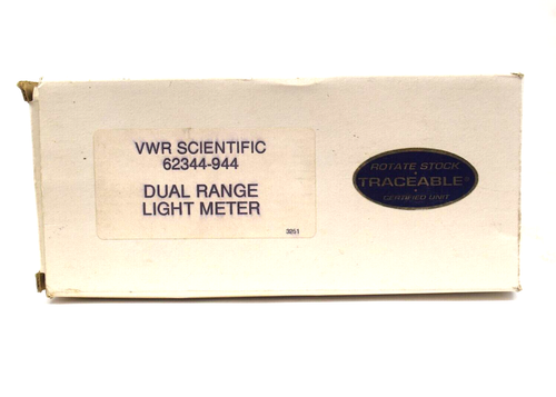 VWR Scientific Dual Range Light Meter 62344-944 Traceable - Picture 3 of 4