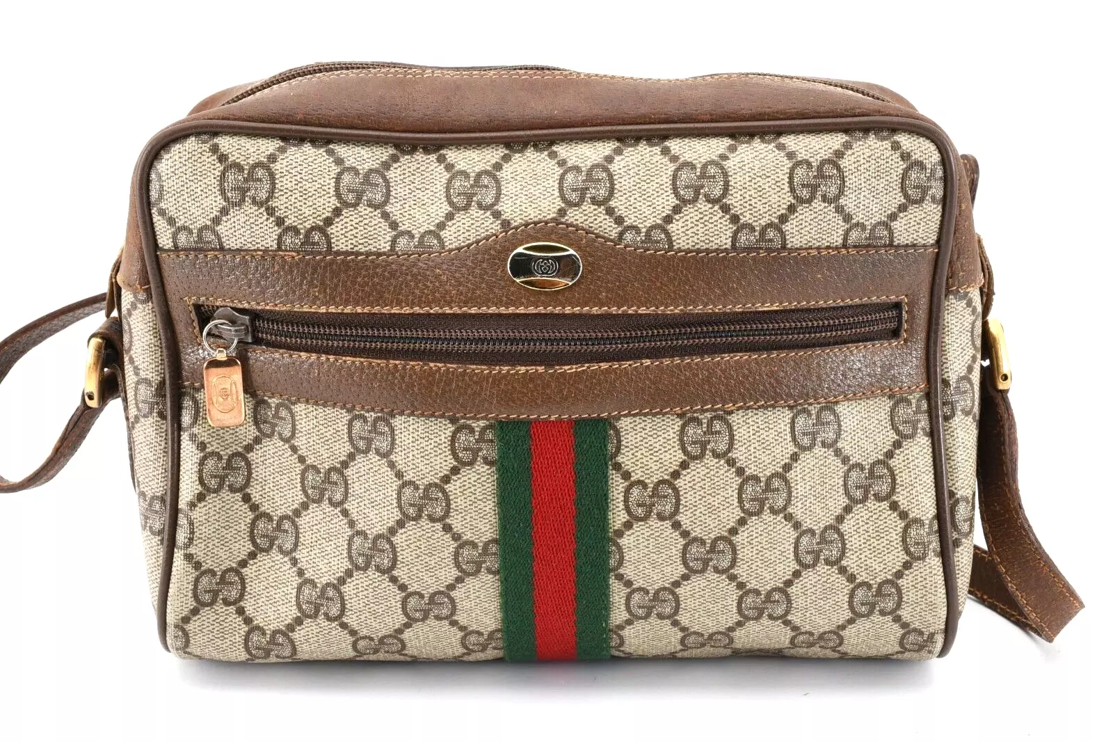 Sac à main bandoulière vintage GUCCI [Rang AB] GG Sherry ligne bandoulière suprême authentique