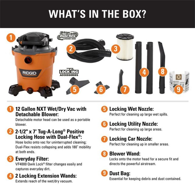 RIDGID HD1280 12 Gal. 6.0-peak HP NXT 