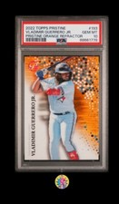 2022 Topps Pristine Vladimir Guerrero Jr  Pristine Orange Refractor /25 PSA 10