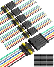 "Conector de 6 pines a prueba de agua conectores de 6 cables de 16 AWG conectore