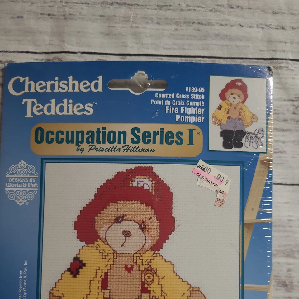 Peluches Janlynn Cherished FIREFIGHTER Pompier Ocupation Series 1 5 x 7 139-95 Foto 2 de 4