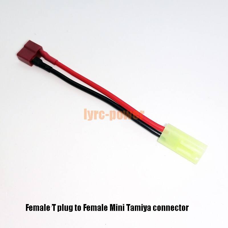Câble Adaptateur Tamiya Grand Vers Mini - 13 Cm, Gaine Silicone - Pour Alimentation Modélisme, électronique - 6