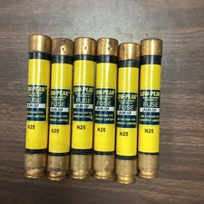 Lot of 6 Bussmann LPS-RK-5SP Low-Peak Dual Element Time Delay Class RK1 Fuse