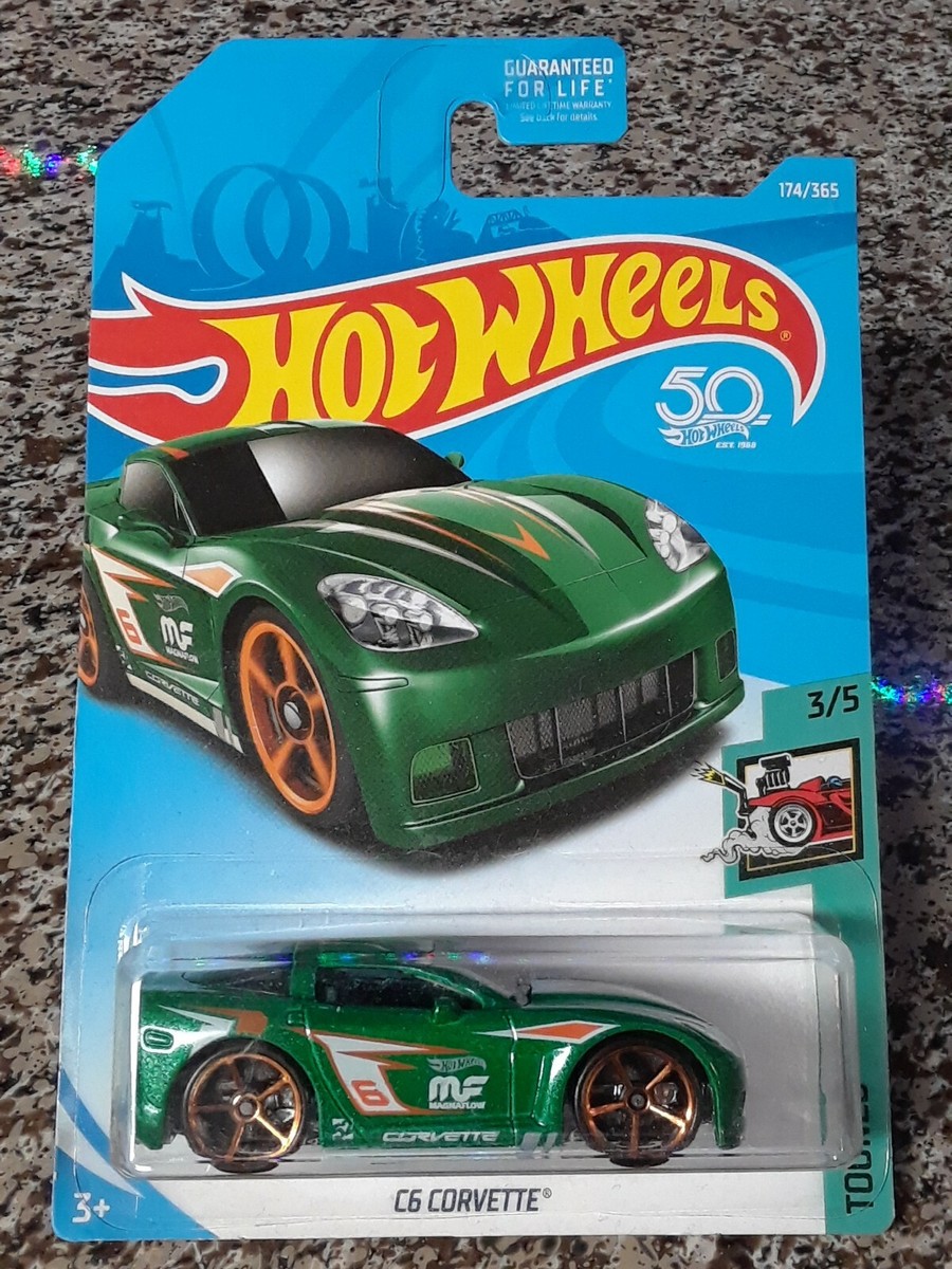 2018 Hot Wheels C6 Corvette #174/365 Tooned #3/5 GREEN | eBay