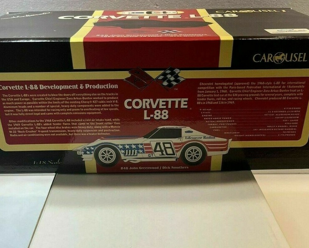 1972 CHEVY CORVETTE L-88 CAROUSEL 1 #4602 JOHN GREENWOOD / DICK