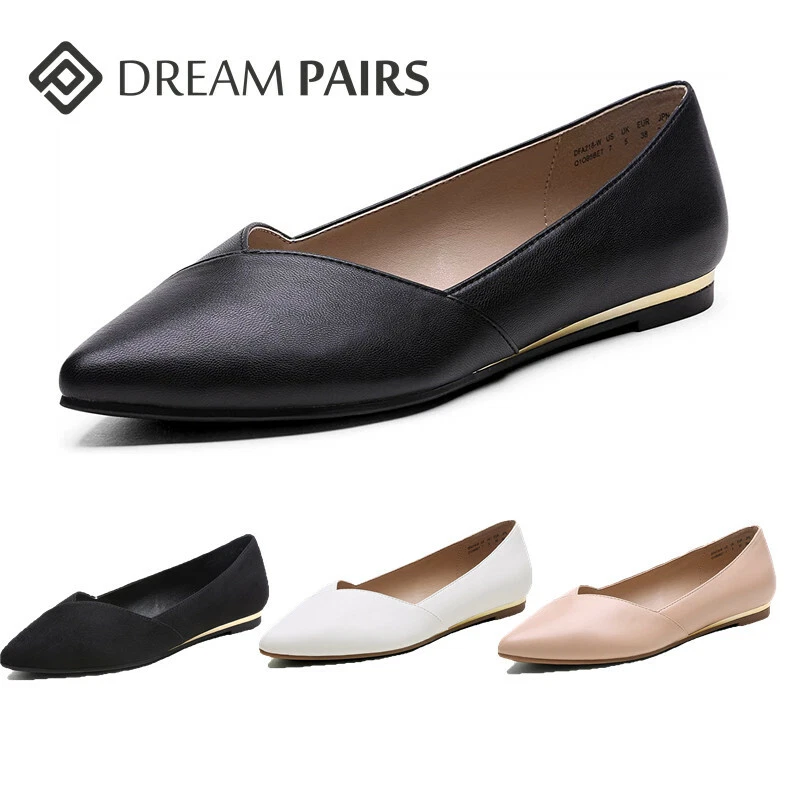 Women Leather PU Office Lady Square Slip on Work Shoes Classic Shoes -  China Design Walking Shoes and L V Sneaker for Men Women price