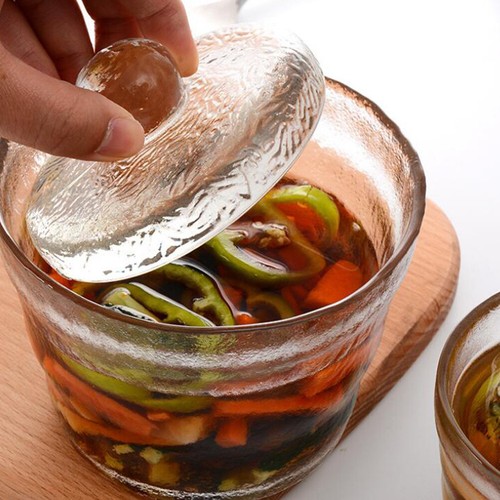 Klar Whisky Glas Gären Jar Obst Schüssel Kleine Kombucha Jar - Bild 3 von 18
