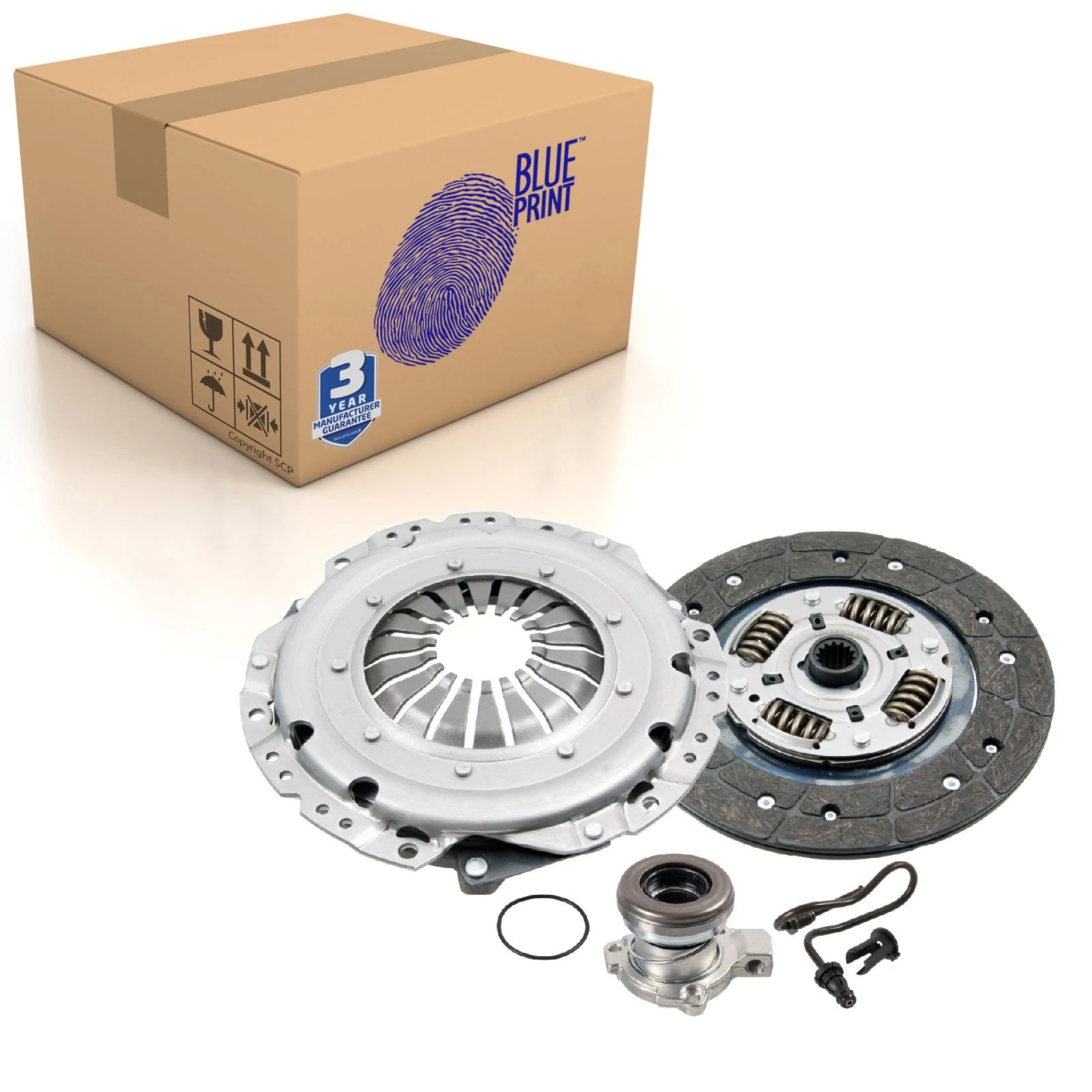 Clutch Kit 3pc (Cover+Plate+CSC) fits OPEL VECTRA B, C 1.6 1.8 95 to 08 X18XE1 - Image 21