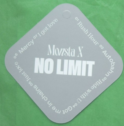 MONSTA X No Limit 10th Mini Album Member Flag Photo Bookmarks Film Prints POB - Picture 10 of 17