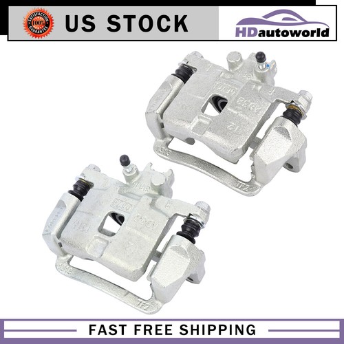 2x For 1998 1999 2000 2001-2007 Subaru Impreza Rear Brake Calipers W/ Bracket - Picture 9 of 9