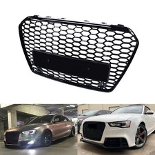 Frontgrill Kühlergrill ohne Emblem Schwarz für Audi A5 Coupe/Cabrio 8F 2012-2017