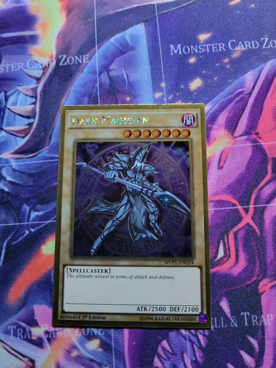 Yu-Gi-Oh! TCG Dark Magician Gold Rare MVP1-ENG54 1st ed LIGHT PLAY