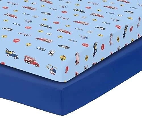 Vehicles Crib Nursery Sheets & Sets