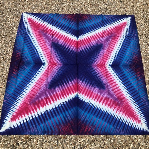 Timeless Treasures Hand Dyed Cotton Fabric Panel SOLO B108 Pink 44" x 44" Square - Picture 4 of 6
