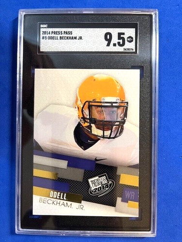 Odell Beckham Jr 2014 Press Pass Football RC - SGC 9.5