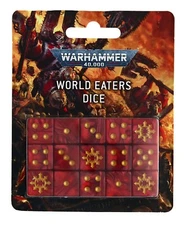 Warhammer World Eaters Dice Set 40K 15-Piece Set 43-33