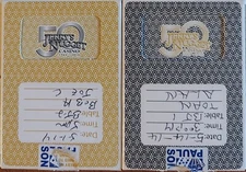 2 DECKS JERRY'S NUGGET CASINO LAS VEGAS 50TH ANNIVERSARY PLAYING CARDS