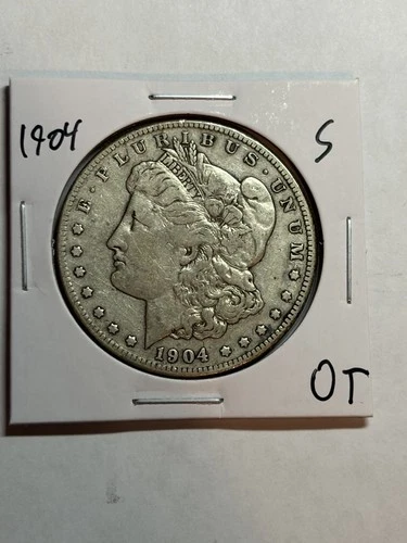 1904-S Morgan Silver Dollar VF Better Date