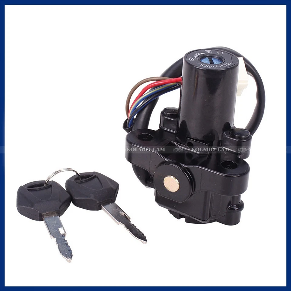 Juego de llaves de bloqueo de interruptor de encendido apto para YZF R1 R6 FZ1 FZ6 FZ8 FJR1300 MT09 MT07 XJ6 Foto 3 de 4