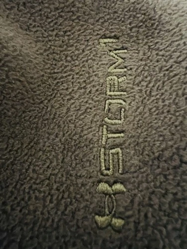 Under Armour Tactical Super Fleece Jacket Men L Marine OD Green Storm 1279629 image 5
