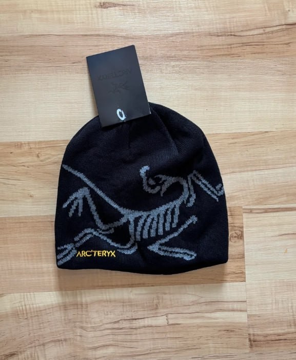 New Arc'teryx Bird Head Merino Wool Beanie Black Winter Ski