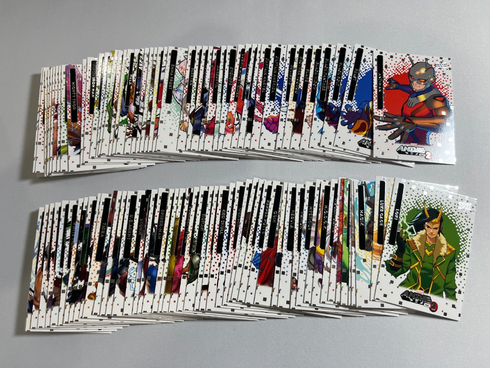Juego base completo Upper Deck Marvel Anime Vol 2 2023 #1-100