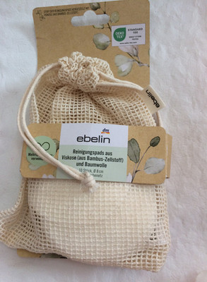 ebelin Reinigungspads aus Viskose - 10 Stück