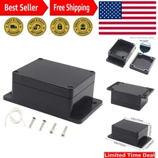 Waterproof Junction Box, Dustproof Electrical Enclosure - Compact 4.5x3.5in
