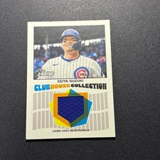 Seiya Suzuki 2026 Topps Heritage MLB Relic Card Baseball Team Collection