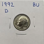 1992-D Roosevelt Dime BU (Brilliant Uncirculated) Denver Mint