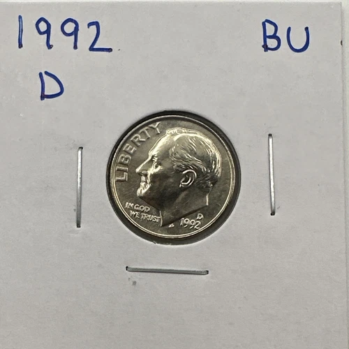 1992-D Roosevelt Dime BU (Brilliant Uncirculated) Denver Mint