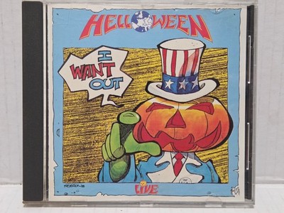 I Want Out - Live by Helloween (CD, 1989, RCA) VG Condition