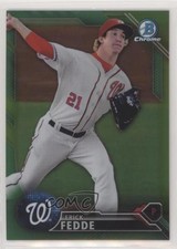 2016 Bowman Draft Chrome Top Prospects Green Refractor 97/99 Erick Fedde pd6