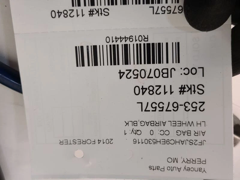 2014 15 2016 SUBARU FORESTER Driver Left Wheel Air Bag 98211SG040 Foto 4 de 4