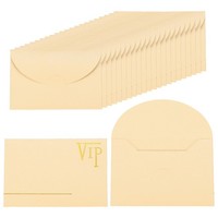 Geschenkkarten-UmschläGe 11X 7,5Cm 24 StüCk Champagner 250G