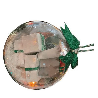 CU (Stil 2) 3 15 Zoll Weihnachten Mini Express Box Ornament Mit Bunten